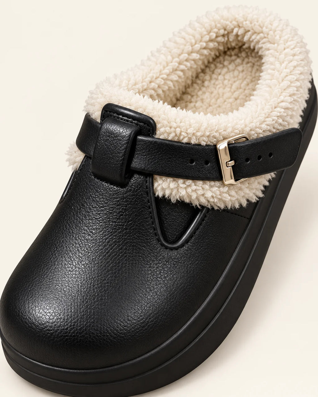 SONVARE Cozy Buckle Clogs