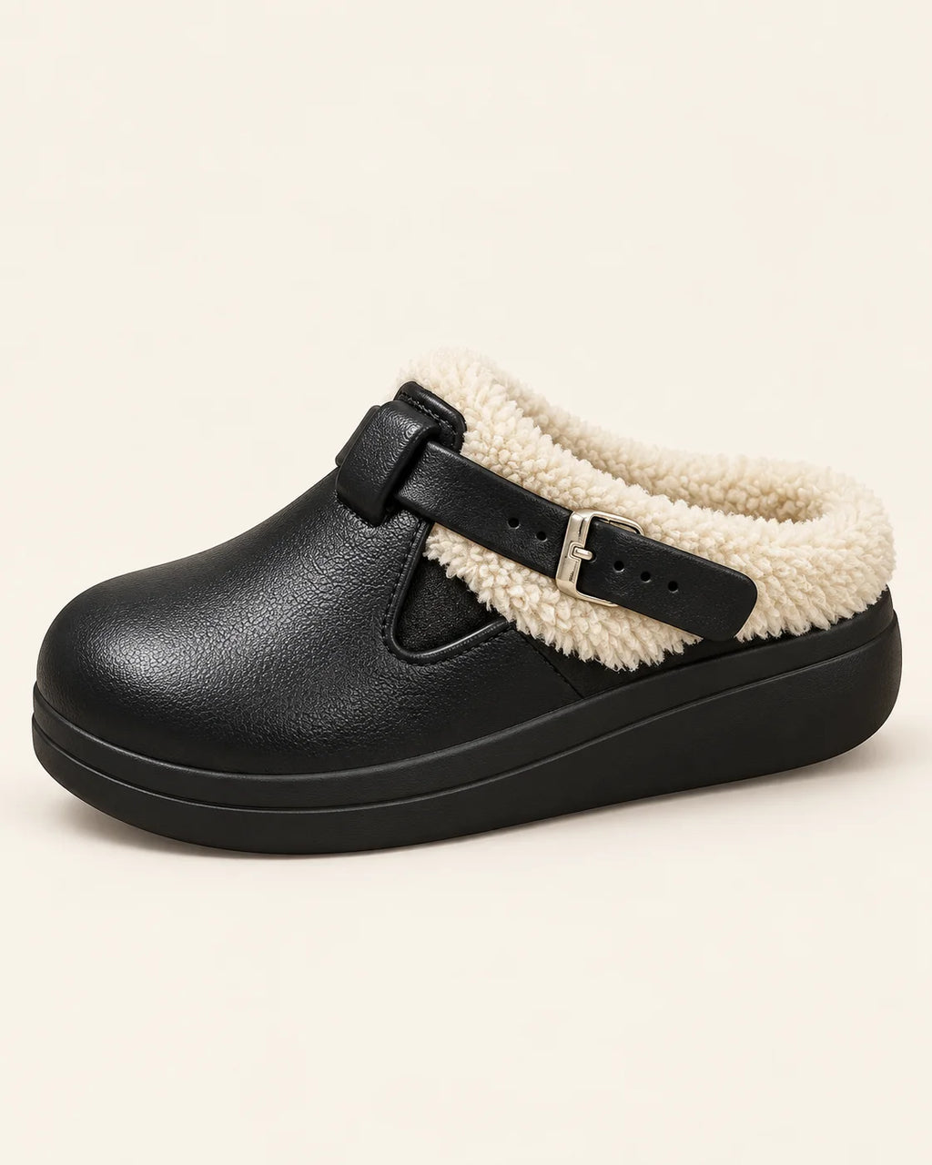 SONVARE Cozy Buckle Clogs