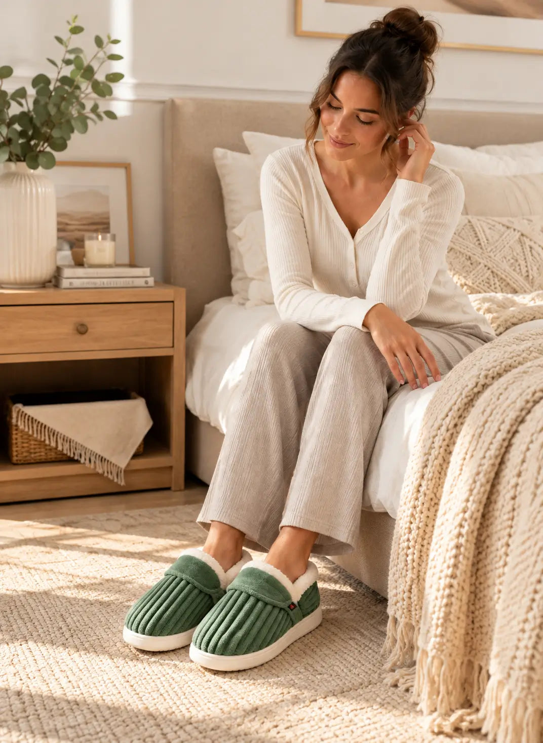 Cozy Ribbed Slippers