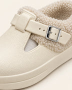 SONVARE Cozy Buckle Clogs