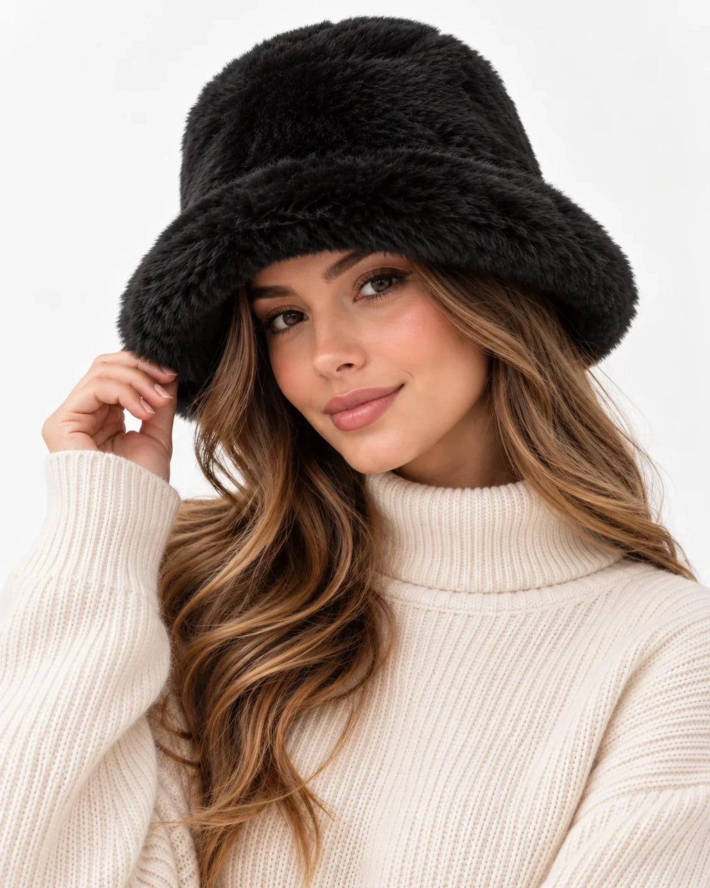 Plush Winter Bucket Hat