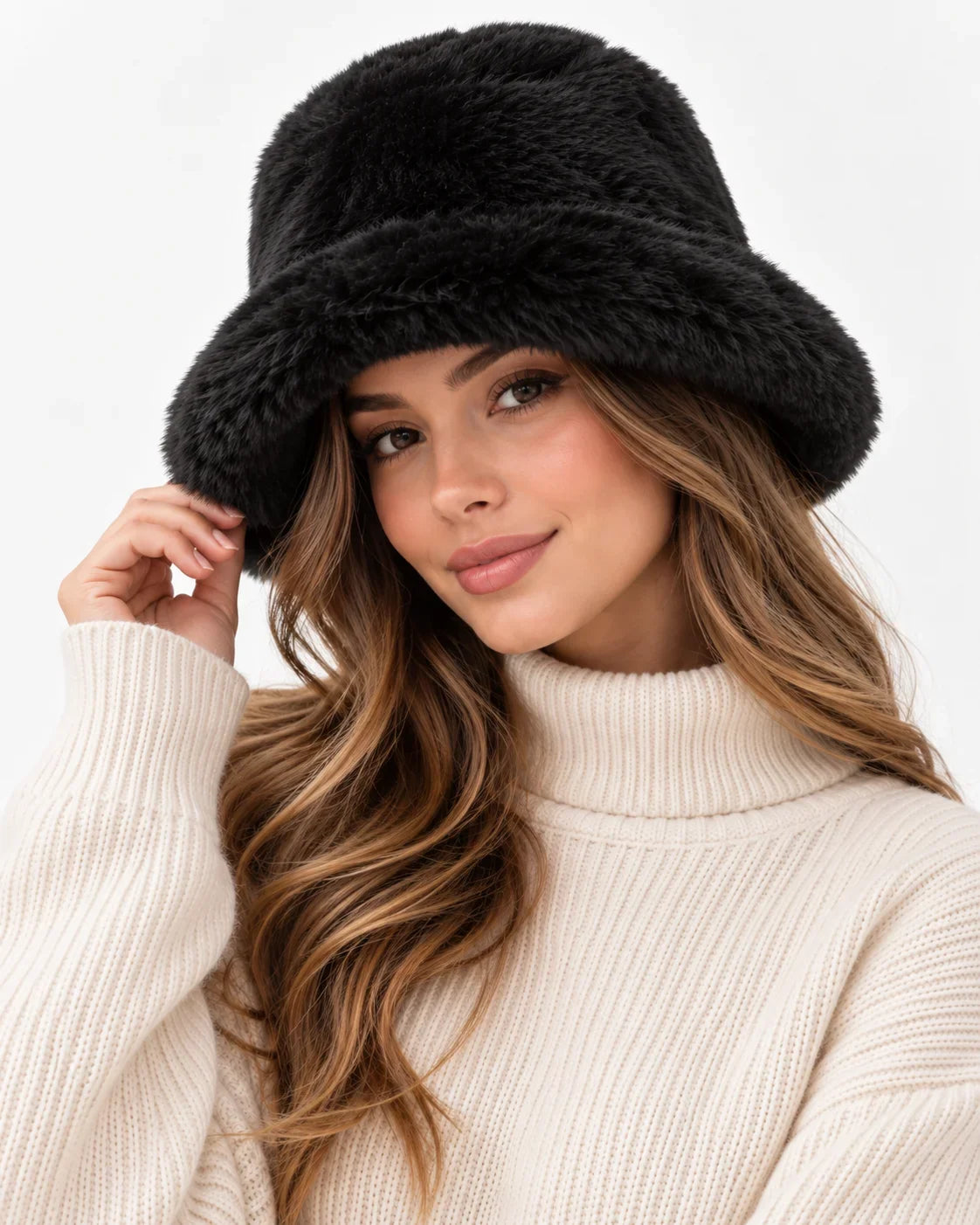 Plush Winter Bucket Hat