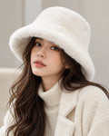 Plush Winter Bucket Hat