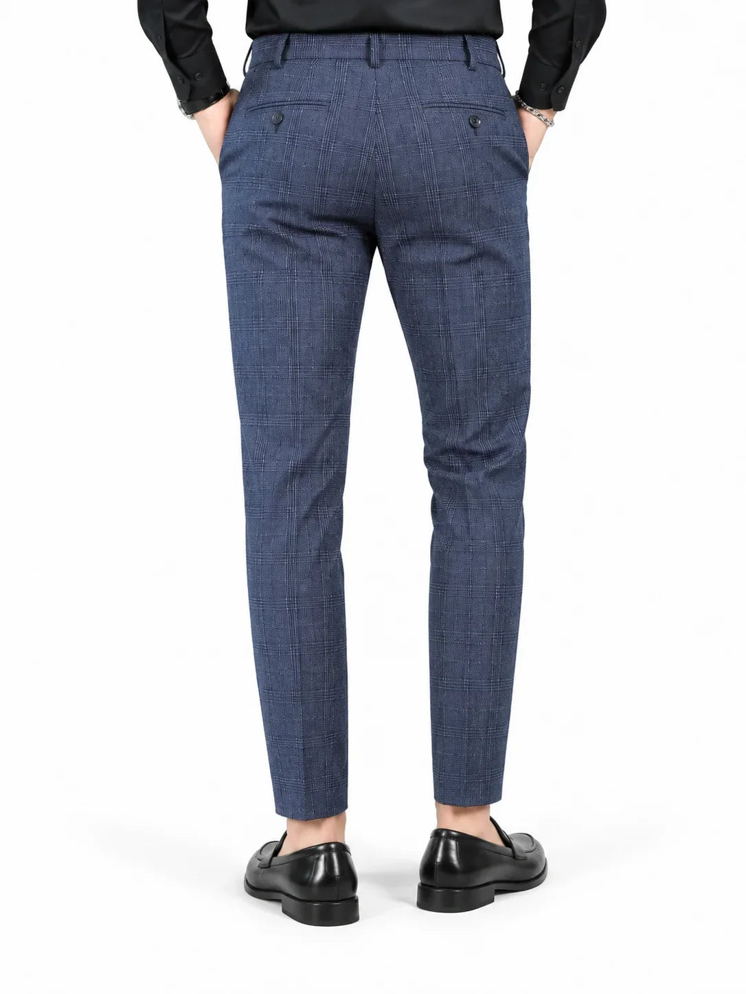Checked Tailored Trousers