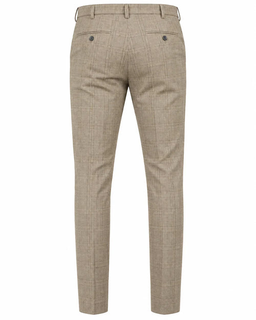 Checked Tailored Trousers