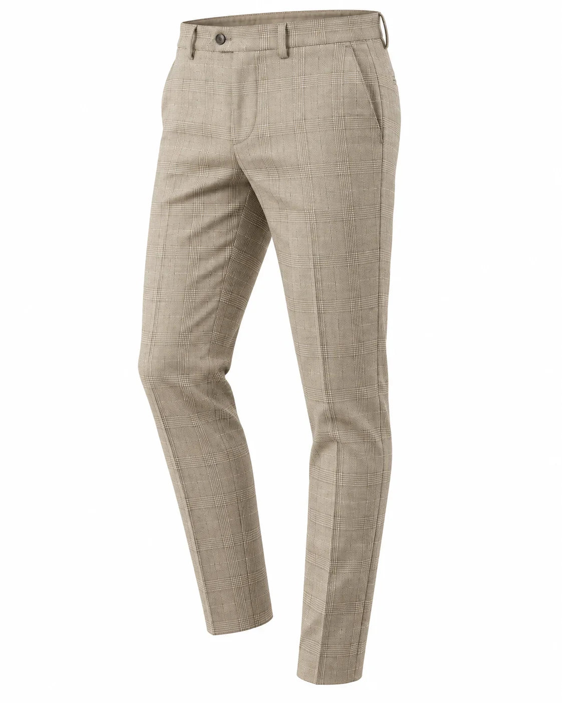 Checked Tailored Trousers