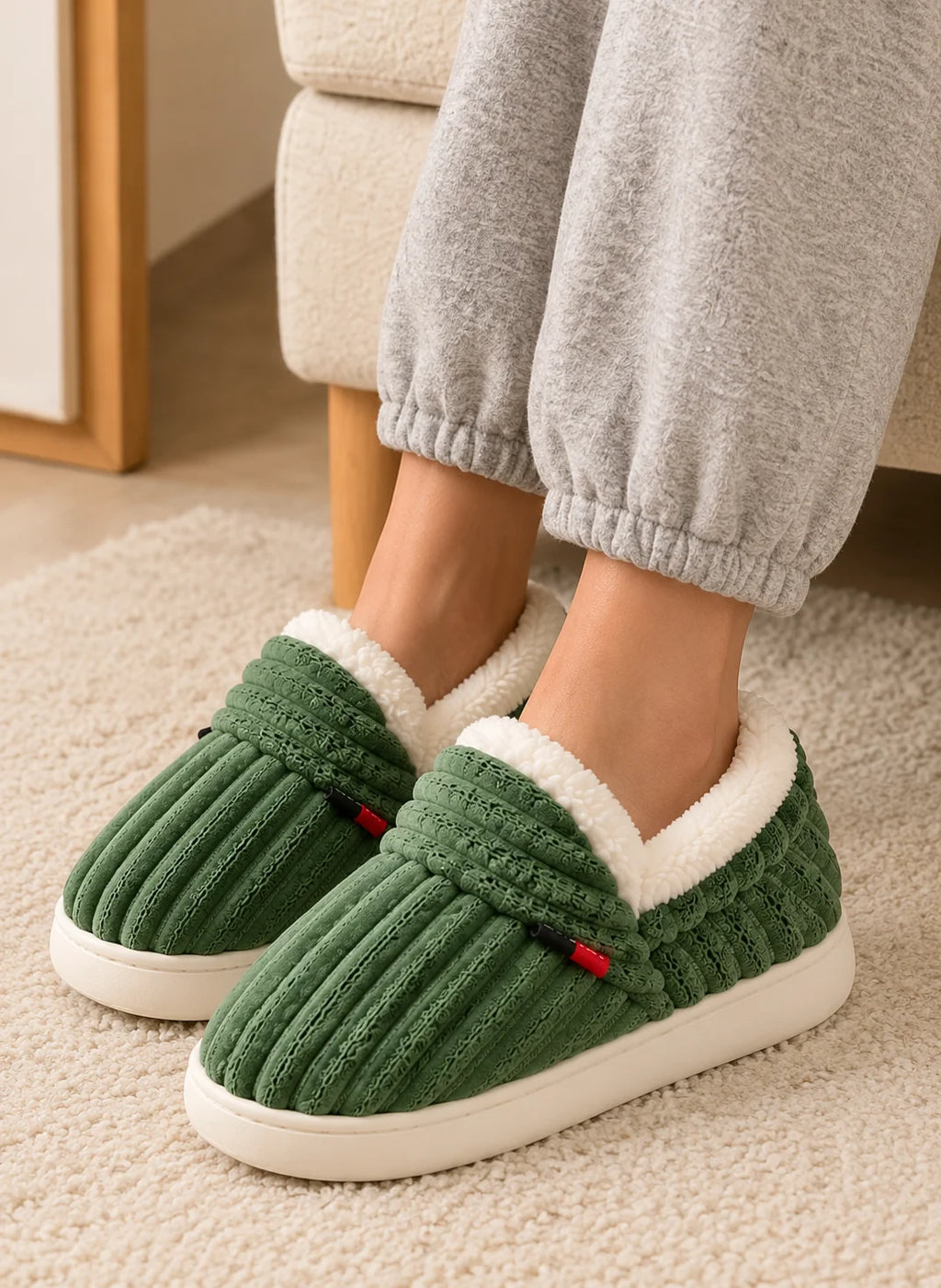 Cozy Ribbed Slippers