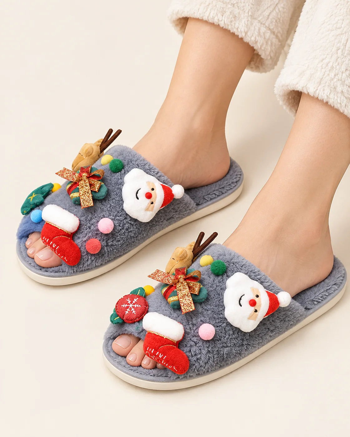 Women’s Christmas Plush Slippers