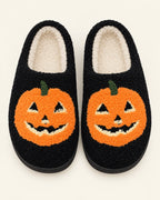 Halloween Pumpkin Plush Slippers