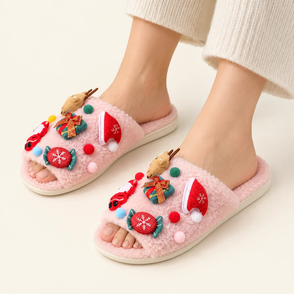 Women’s Christmas Plush Slippers