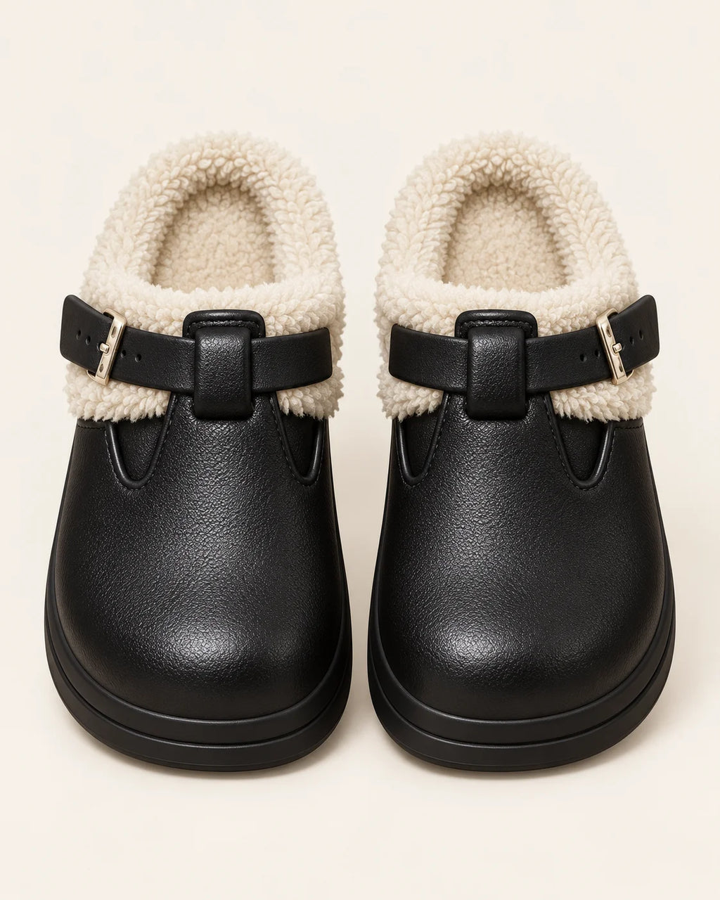 SONVARE Cozy Buckle Clogs