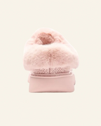 Metallic Sweater Knit Slippers