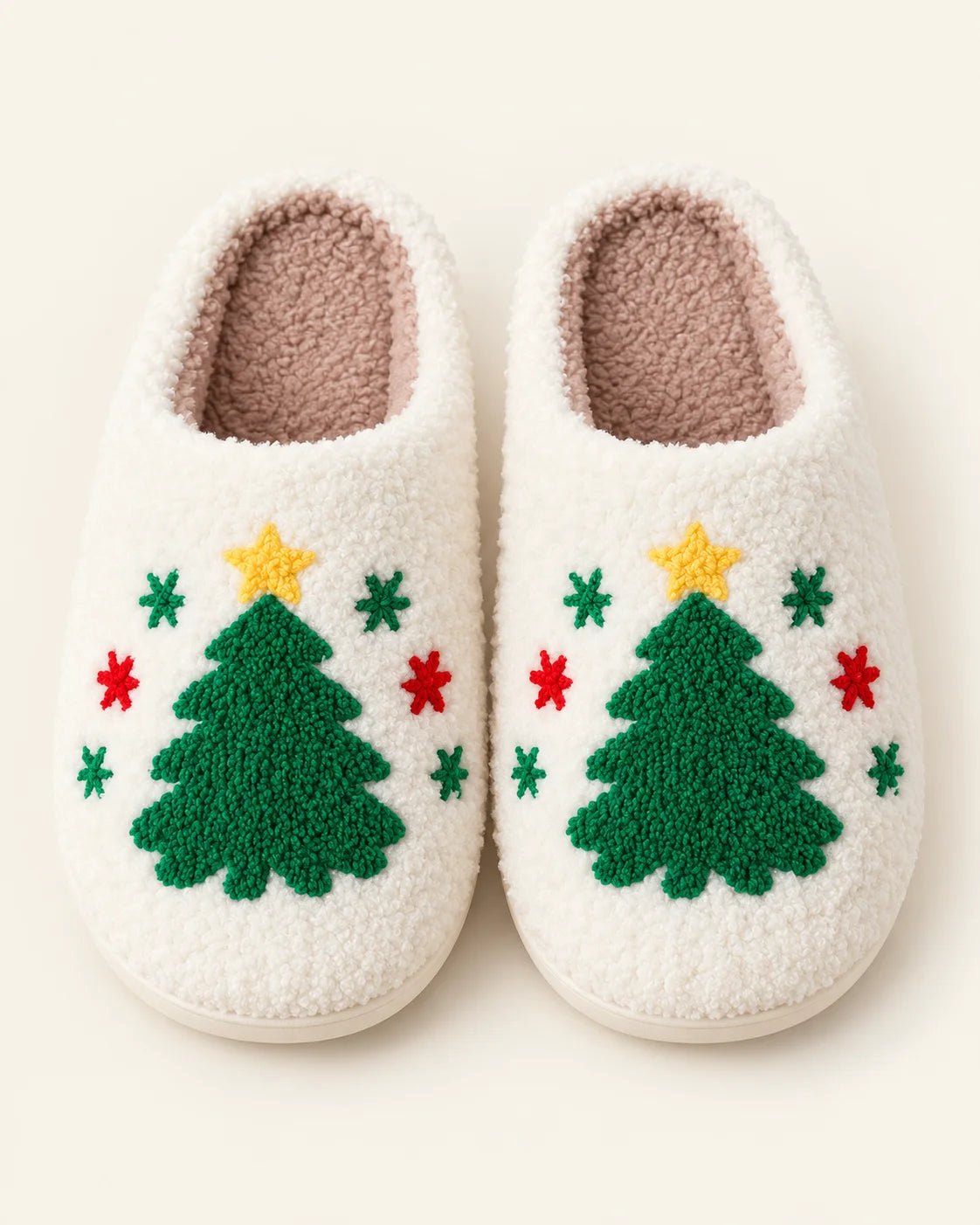 Festive Fleece Slippers