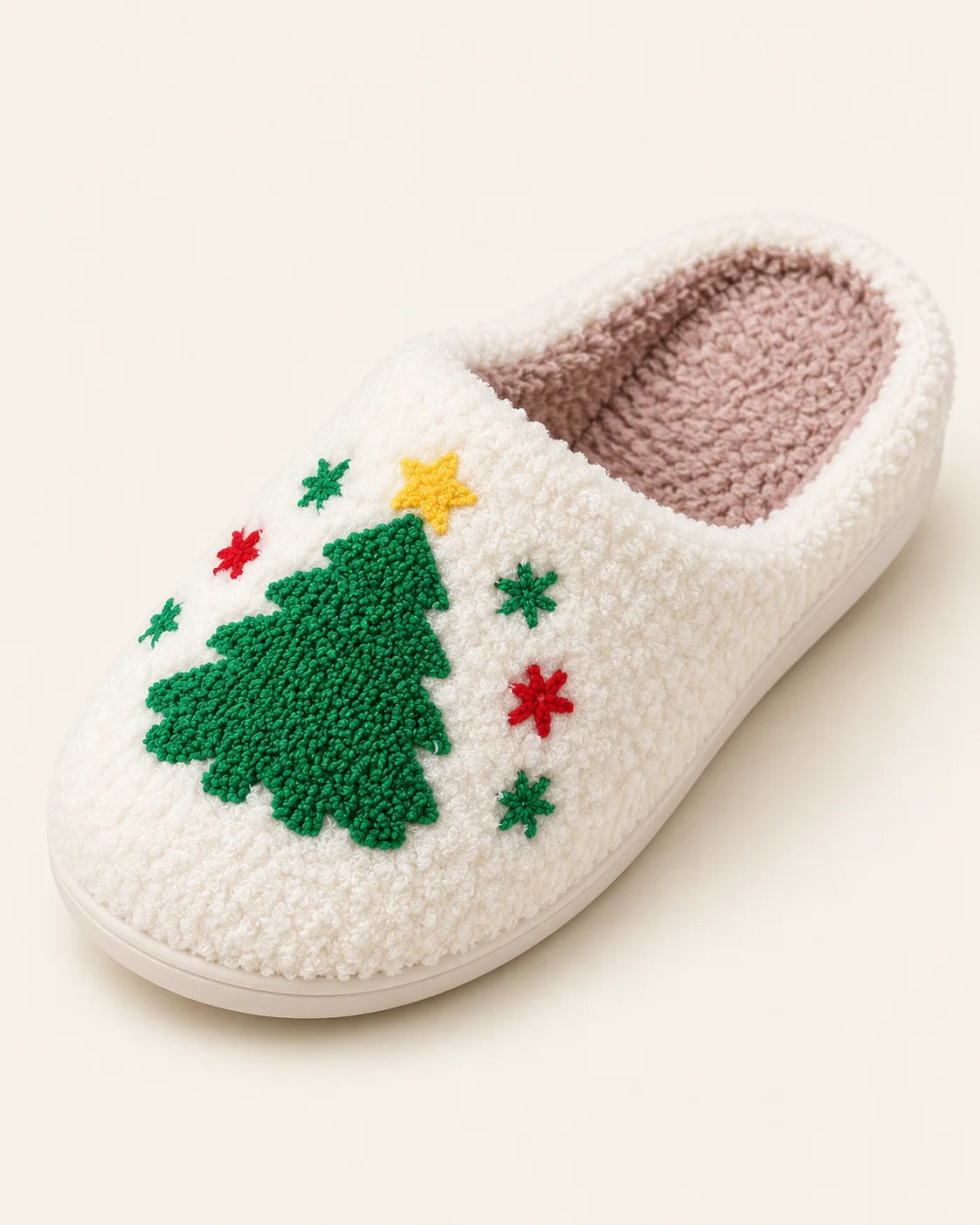 Festive Fleece Slippers
