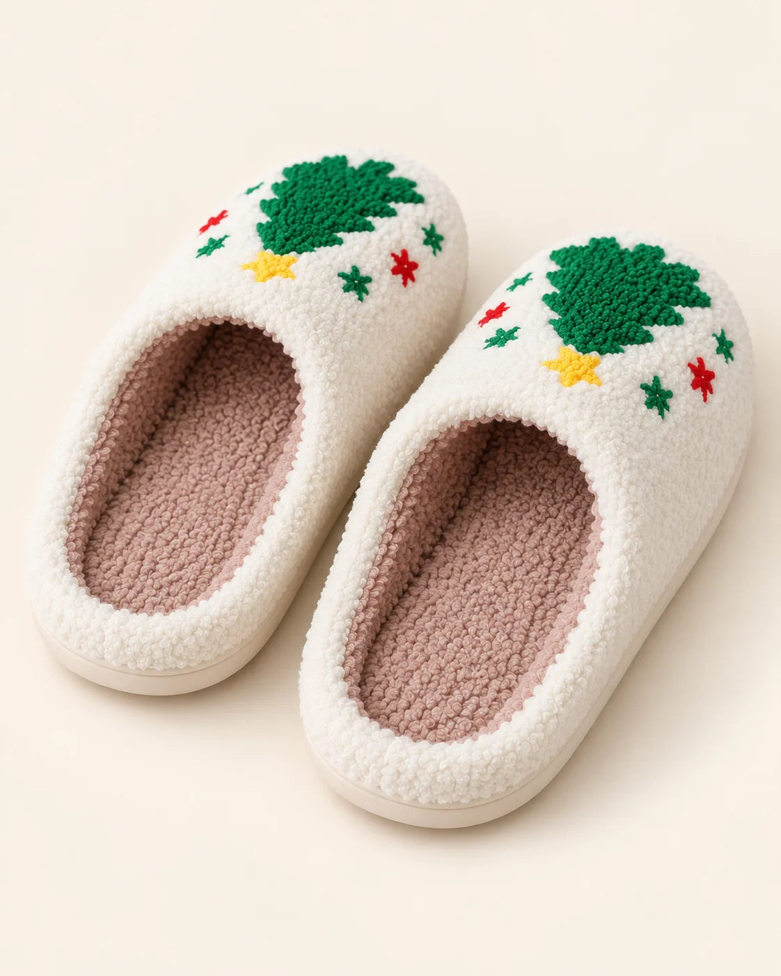 Festive Fleece Slippers