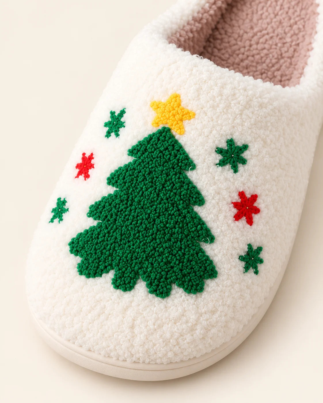Festive Fleece Slippers