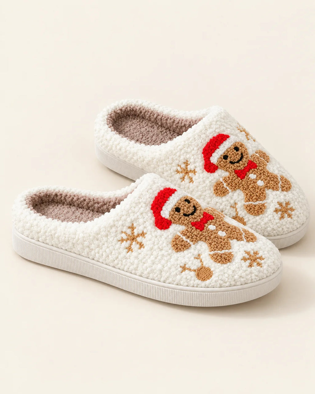Festive Fleece Slippers