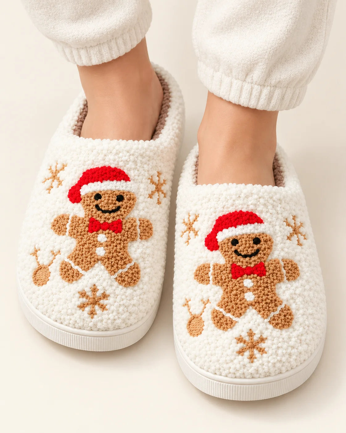 Festive Fleece Slippers