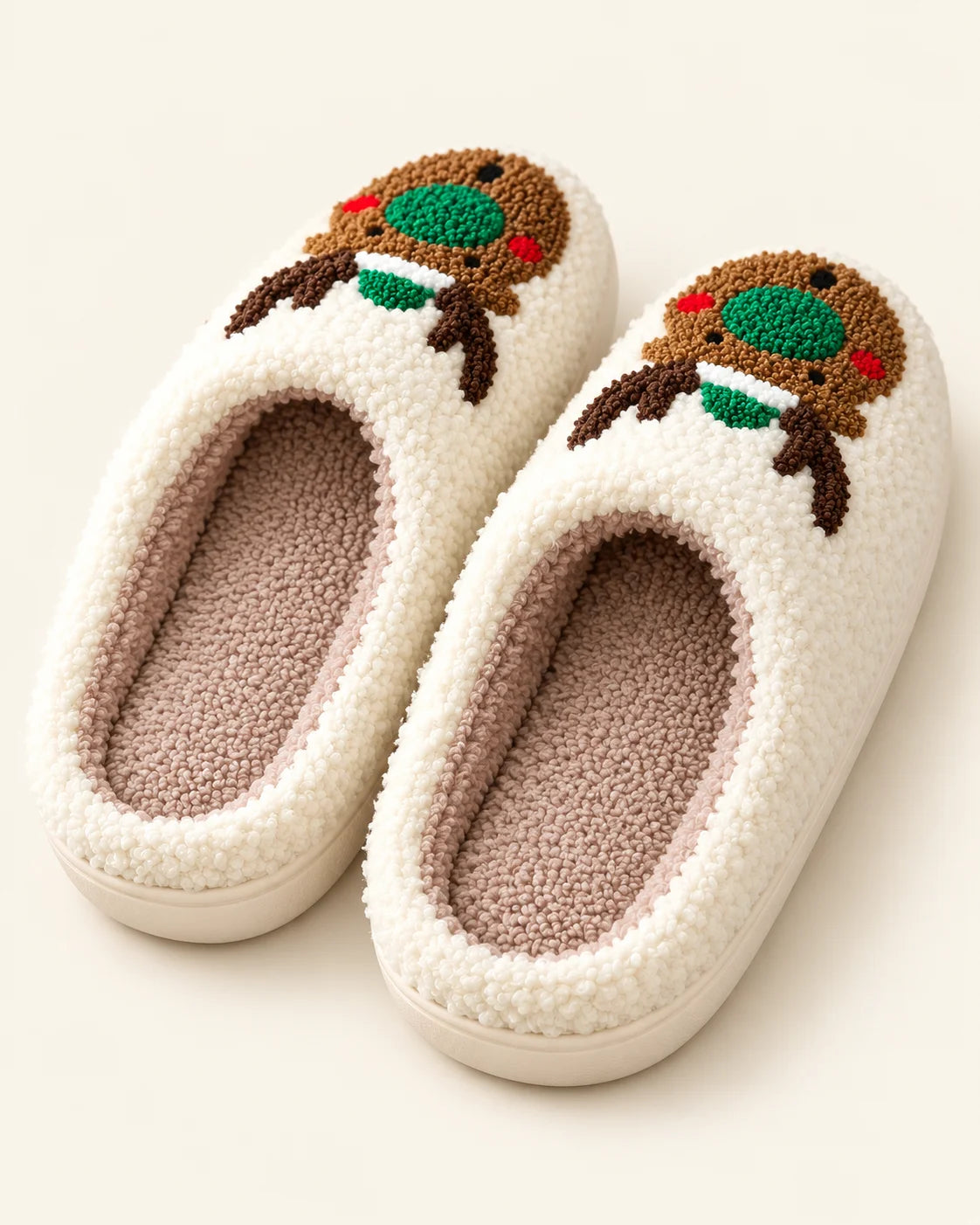Festive Fleece Slippers