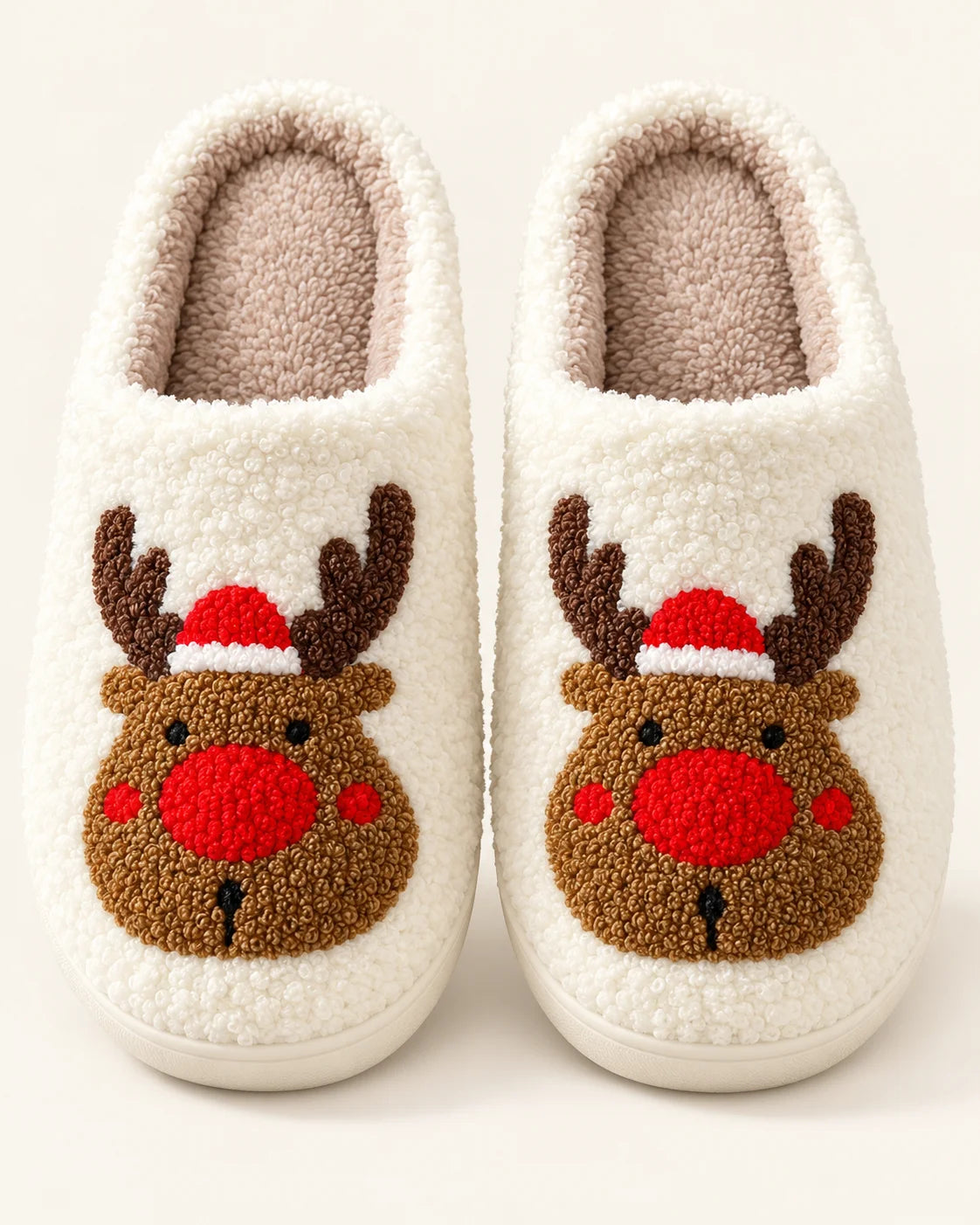 Festive Fleece Slippers