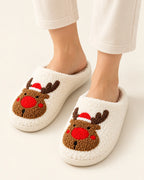 Festive Fleece Slippers