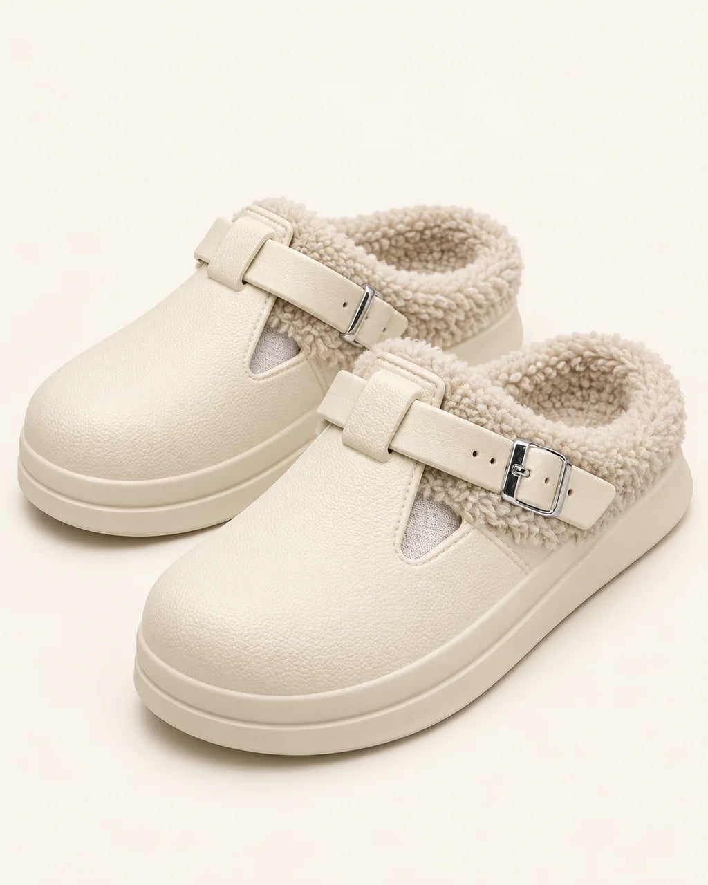 SONVARE Cozy Buckle Clogs