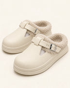 SONVARE Cozy Buckle Clogs