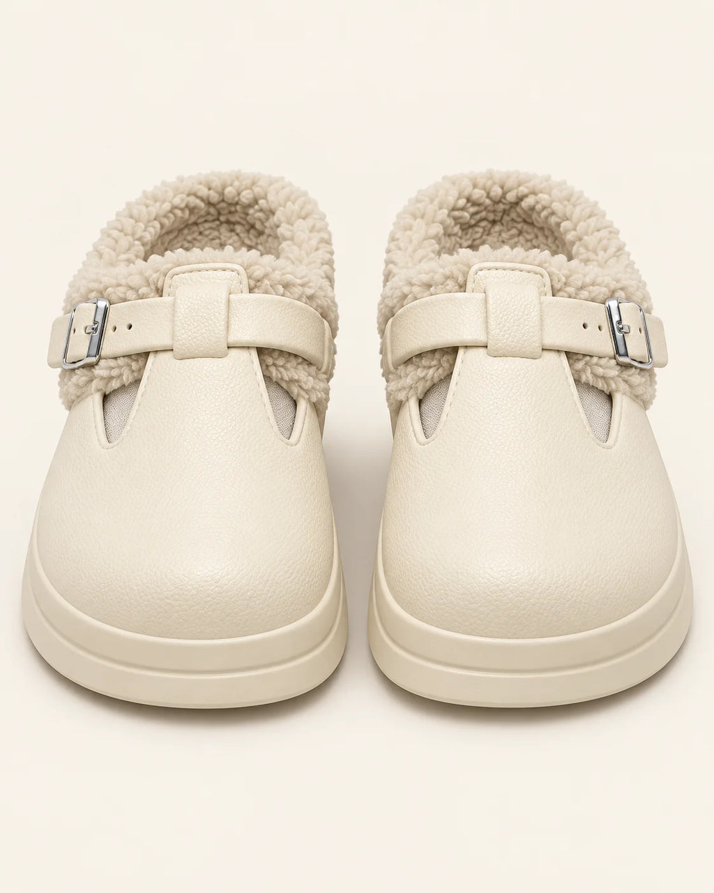 SONVARE Cozy Buckle Clogs